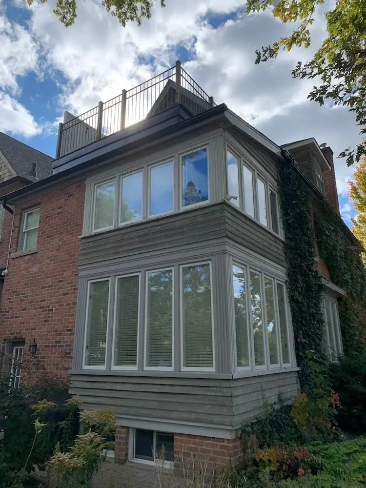 exterior painting before